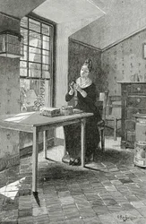 Sguardo gettato in una mansarda, XIX secolo